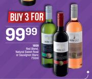 1659 Red Blend, Natural Sweet Rose Or Sauvignon Blanc-3x750ml