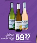 Van Loveren Sauvigon Blanc, Chardonnay Or Chardonnay/ Pinot Noir-750ml Each
