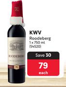 KWV Roodeberg-750ml Each