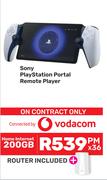 Sony Play Station Portal Remote Player-On Home Internet 200GB