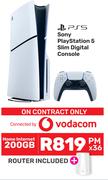 Sony PS5 Slim Digital Console-On Home Internet 200GB