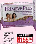 Primeve Plus 60 Soft Gel Capsules