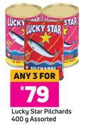 Lucky Star Pilchards Assorted-For Any 3 x 400g
