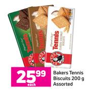 Bakers Tennis Biscuits Assorted-200g Each