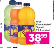 Oros Concentrated Squash Assorted-2L Each