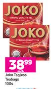 Joko Tagless Teabags-100 Per Pack