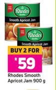 Rhodes Smooth Apricot Jam-For 2 x 900g