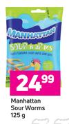 Manhattan Sour Worms-125g