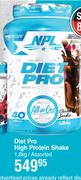 NPL Diet Pro High Protein Shake-1.8kg Assorted