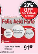 Folic Acid Forte-30 Tablets