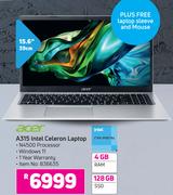 Acer A315 Intel Celeron Laptop