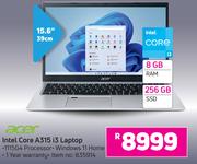Acer Intel Core A315 i3 Laptop