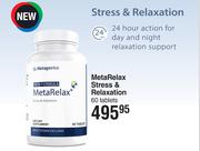 Metagenics MetaRelax Stress & Relaxation 60 Tablets