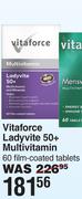 Vitaforce Ladyvite 50+ Multivitamin 60 Film Coated Tablets
