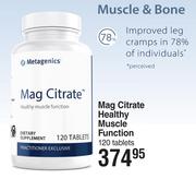 Metagenics Mag Citrate Healthy Muscle Function 120 Tablets
