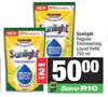 Sunlight Regular Dishwashing Liquid Refill-For 2 x 750ml
