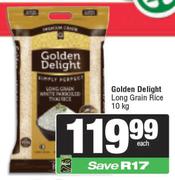 Golden Delight Long Grain Rice-10Kg
