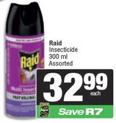 Raid Insecticide Assorted-300ml