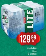 Castle Lite Cans-12 X 500ml