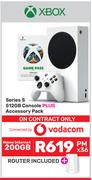 Xbox Series S 512GB Console Plus Accessory Pack-On Home Internet 200GB