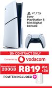Sony Play Station 5 Slim Digital Console-On Home Internet 200GB