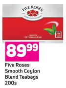 Five Roses Smooth Ceylon Blend Teabags-200s