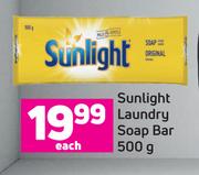Sunlight Laundry Soap Bar-500g Each