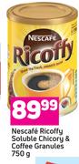Nescafe Ricoffy Soluble Chicory & Coffee Granules-750g