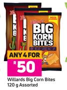 Willards Big Corn Bites Assorted-For 4 x 120g