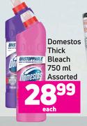 Domestos Thick Bleach Assorted-750ml Each
