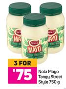 Nola Mayo Tangy Street Style-For 3 x 750g