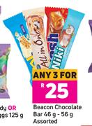 Beacon Chocolate Bar Assorted-For 3 x 46g-56g