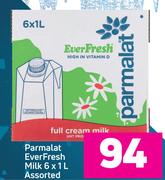 Parmalat Everfresh Milk Assorted-6 x 1L