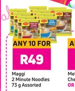 Maggi 2 Minute Noodles Assorted-For Any 10 x 73g