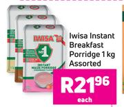 Iwisa Instant Breastfast Porridge Assorted-1kg Each  