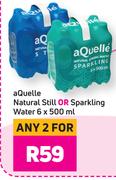 Aquelle Natural Still Or Sparkling Water-For Any 2 x 6 x 500ml