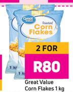 Great Value Corn Flakes-For 2 x 1kg