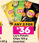 Lay's Potato Chips Assorted-For Any 2 x 120g