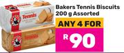 Bakers Tennis Biscuits Assorted-For Any 4 x 200g