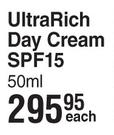 IQ Ultra Rich Day Cream SPF15-50ml Each