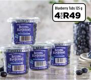 Blueberry Tubs-For 4 x 125g