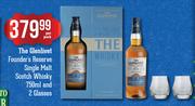 The Glenlivet Founder's Reserve Single Malt Scotch Whisky-750ml & 2 Glasses-Per Pack