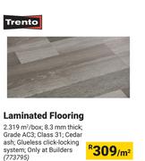 Trento Laminated Flooring-Per Sqm