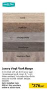 Multi Flor Luxury Vinyl Plank Range-Per Sqm