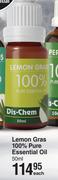 Dis-Chem Lemon Gras 100% Pure Essential Oil-50ml Each