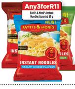 Fatti's & Moni's Instant Noodles Assorted-Any 3 x 69g