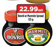 Bovril Or Marmite Spread-125g Each