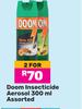Doom Insecticide Aerosol Assorted-For 2 x 300ml 