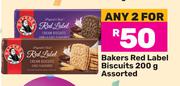 Bakers Red Label Biscuits Assorted-For Any 2 x 200g
