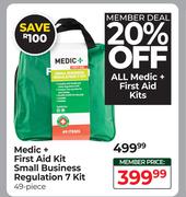 Medic+ First Aid Kit Small Business Regulation 7 Kit 49 Piece